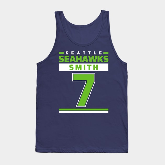 Seattle Seahawks Smith 7 Edition Varsity 2 Tank Top by ENTIN 